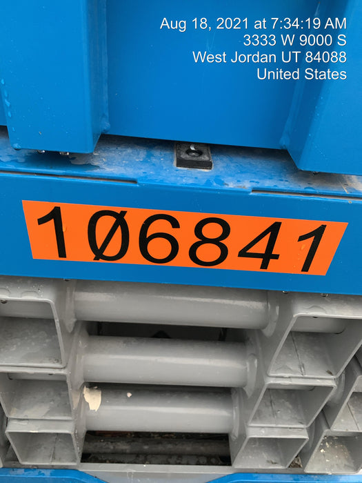 2020 Genie GS-1930 Solid Non Marking Tires, Beacon, Folding rails with half height swing gate, 800W Inverter