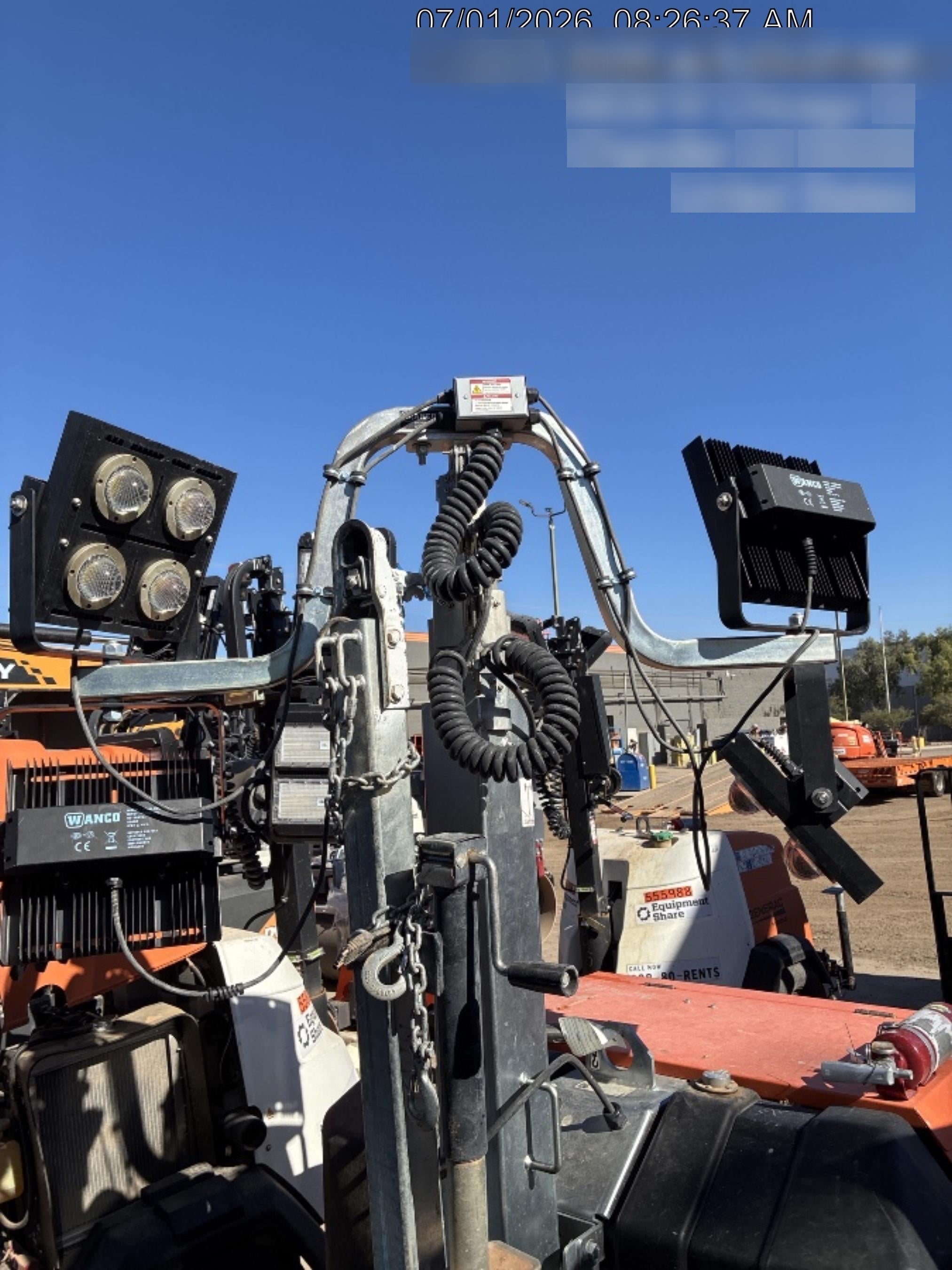 2024 Wanco WLTT-4MM4K Diesel, Deep Sea Controller, Shore Power Plug, Auto Start, (4) 350W LED Floodlights, 4kW Generator, 60 Gal Fuel Tank, 2" Ball, T3