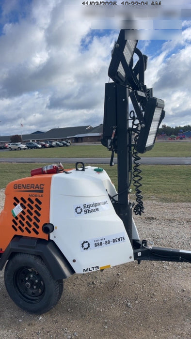 2024 Generac MLT2 Diesel, Flex Switch 120V Input, Powerzone Controller, 
(4) 320W LED Lights, 4kW Generator, 39.9 Gal Fuel Tank, 2" Ball, T3