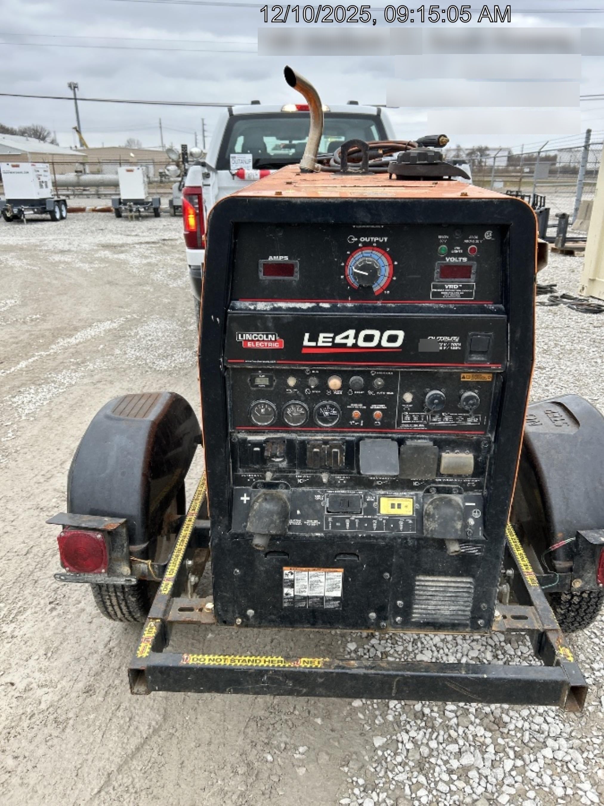 2022 Lincoln Electric LE400 Kubota V1505, Trlr, Cable Rack, Light Kit, ES Decals, T3