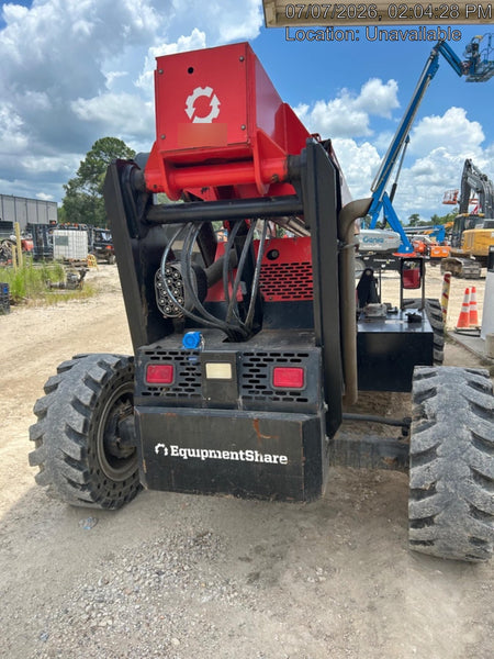 2019 Manitou MTA6034 Canopy, LED Work Lights, Solid Tires, Beacon, Auxiliary Hydraulics 48" Carriage and 48" Forks