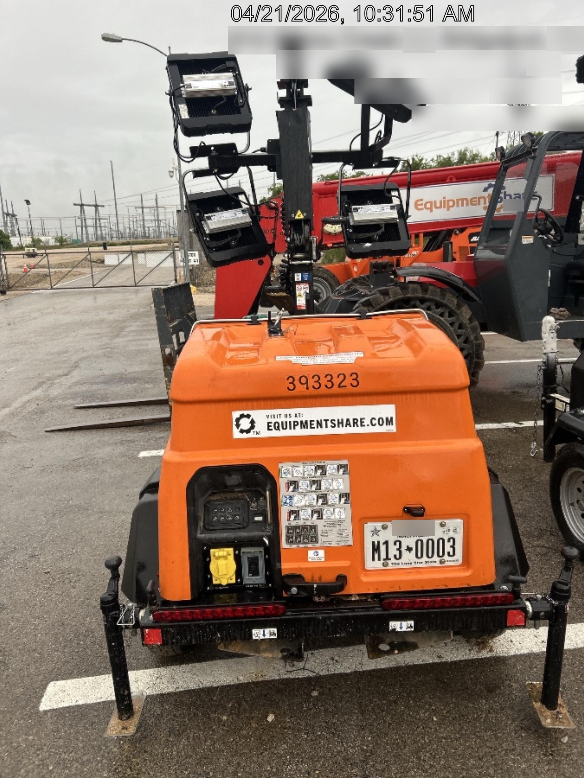 2024 Generac MLT2 Diesel, Flex Switch 120V Input, Powerzone Controller, 
(4) 320W LED Lights, 4kW Generator, 39.9 Gal Fuel Tank, 2" Ball, T3