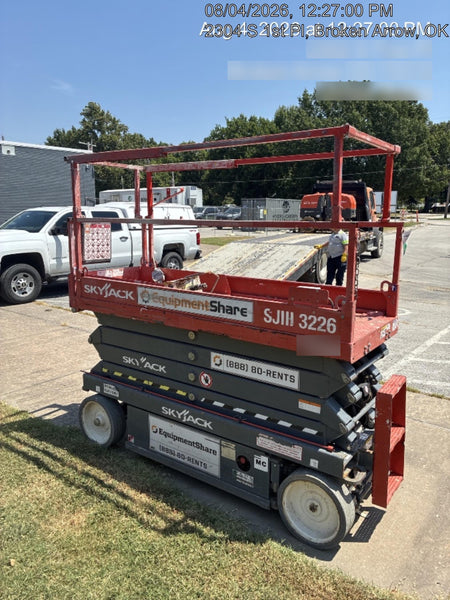2019 Skyjack SJIII-3226 Skyjack SJIII3226 Standard w/Trojan Batteries