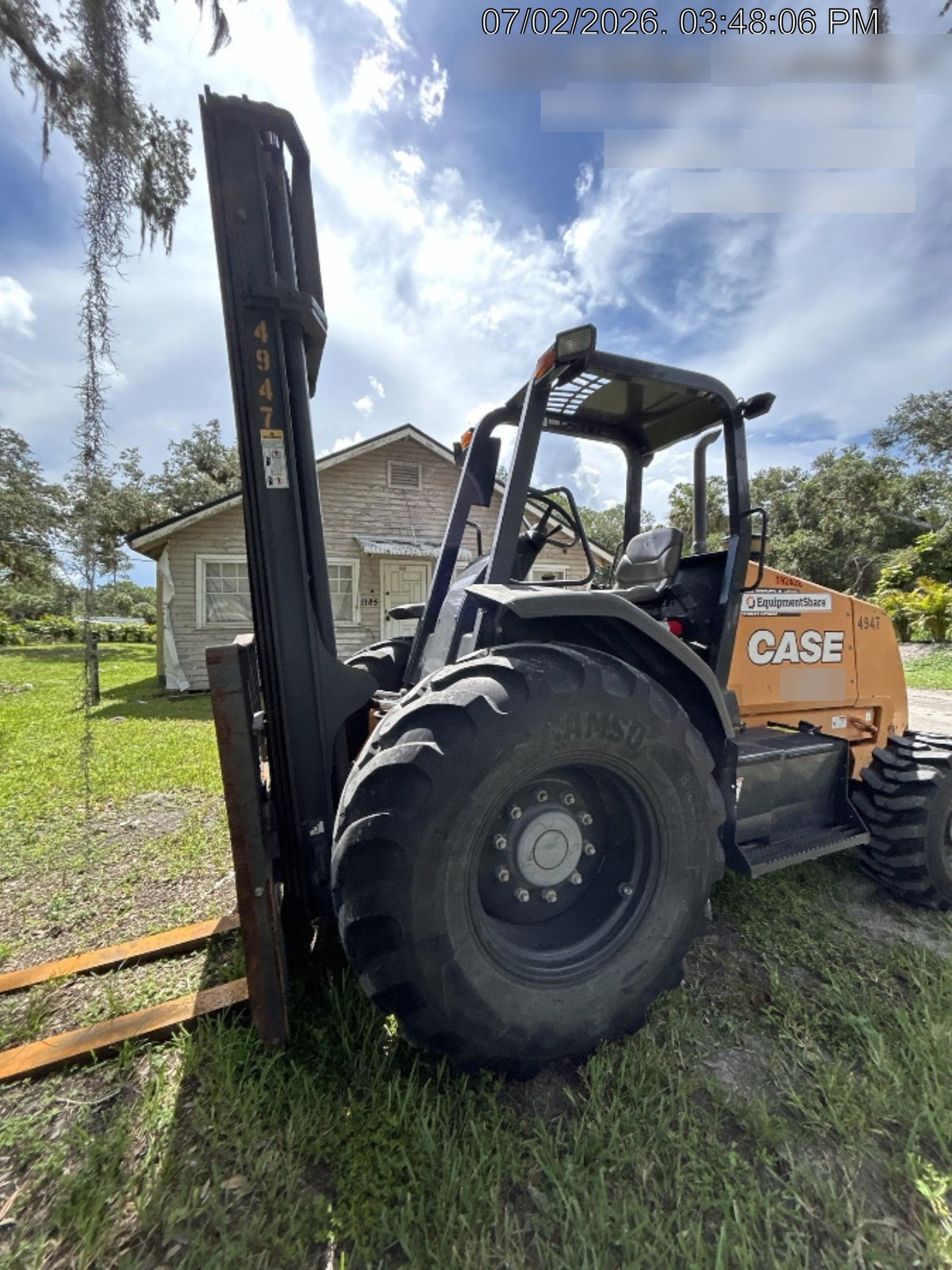 2018 CASE 586H