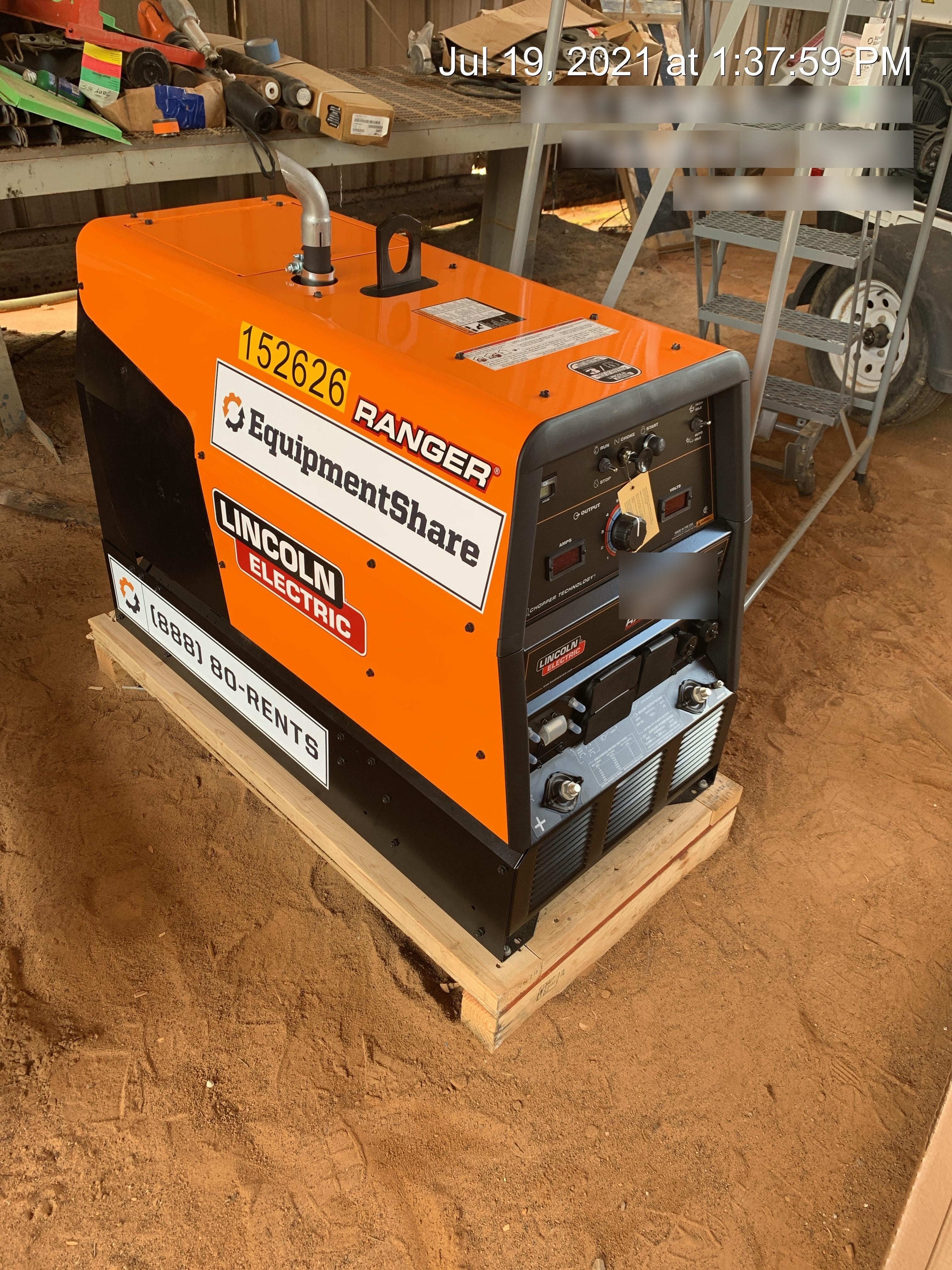 2021 Lincoln Electric Ranger 305 LPG LPG One-Pak (includes undercarriage, tank holder & tank strap) ORANGE