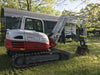 2019 Takeuchi TB290 Cab/Heat/AC Rubber tracks, Dozer blade, Travel alarm, Auxiliary hydraulics w/Manual QC, Hydraulic thumb, 18", 24", and 36" Buckets