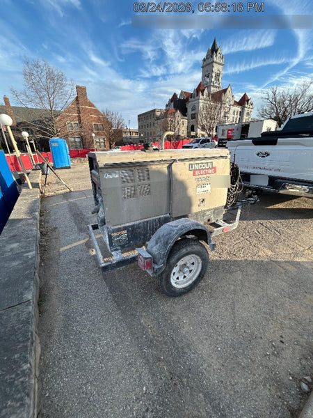 2018 Lincoln Electric Vantage 322 Lincoln Vantage 322 Welder Ready Pak 3 - Vantage 322, Trailer, Fender and light kit, Cable rack
