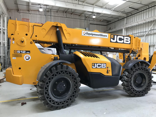 2020 JCB 512-56 Canopy, 74Hp, Solid Tires, Work Lights, Beacon, Aux Hydraulics, Back up Alarm, Lifting Eye, ES Decals