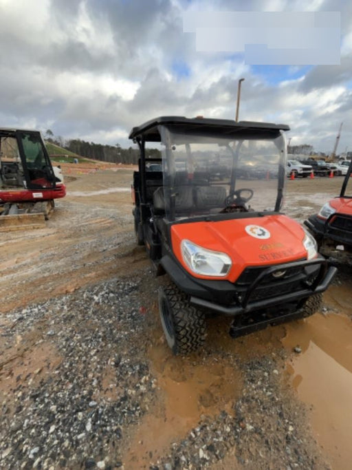 2022 Kubota RTV-X1140W-H Plastic Canopy, Windshield Acrylic Clear, LED Strobe Light, Wire Harness Kit, Back up Alarm