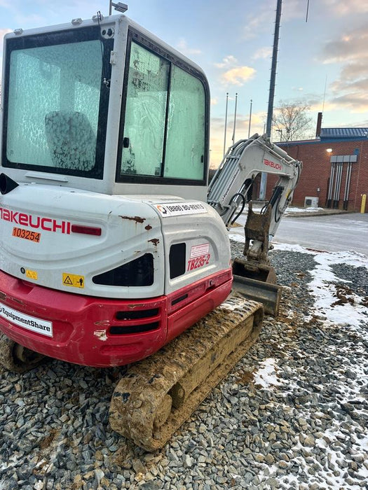 2020 Takeuchi TB235-2CR Cab/Heat/Air, Rubber Tracks, Manual TAG QC