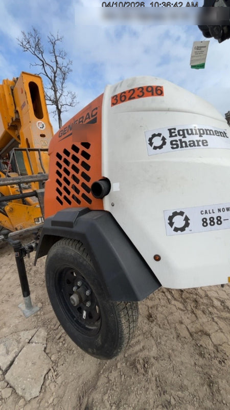 2023 Generac MLT2 Diesel, Flex Switch 120V Input, Powerzone Controller, 
(4) 320W LED Lights, 4kW Generator, 39.9 Gal Fuel Tank, 2" Ball, T3