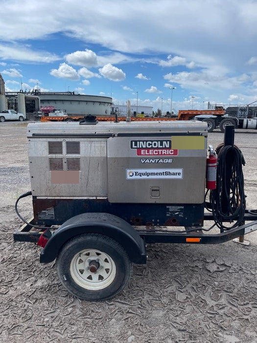 2019 Lincoln Electric Vantage 322 Lincoln Vantage 322 Welder w/Trailer, Light Kit, Cable Rack