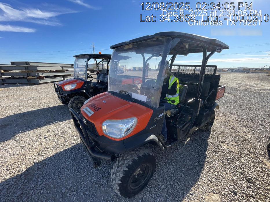 2020 Kubota RTV-X1140W-H 4WD, LED Strobe, Windshield Acrylic Clear, Plastic Canopy, LED Strobe Light, Wire Harness Kit, Backup Alarm