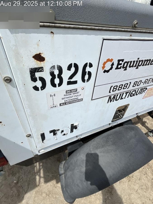 2017 Multiquip LT6K` MultiQuip LT6KV Towable Light Tower