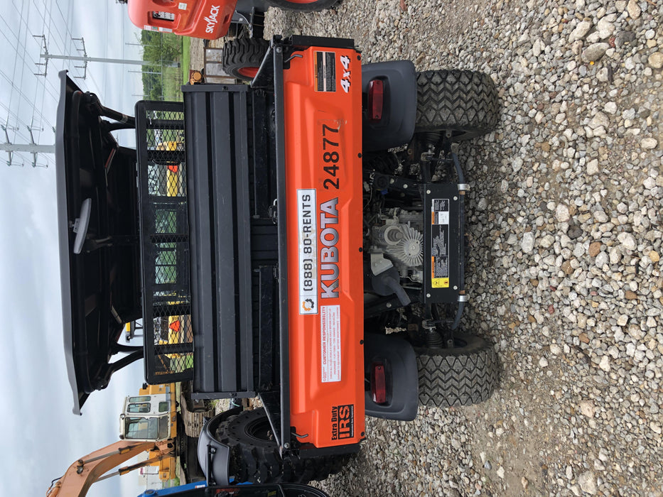 Kubota RTV-X1140W-H Kubota RTVX1140WH 4wd Utility Cart, LED Strobe, Windshield Tempered Glass, Pastic Canopy, Wire Harness Kit, Backup Alarm
