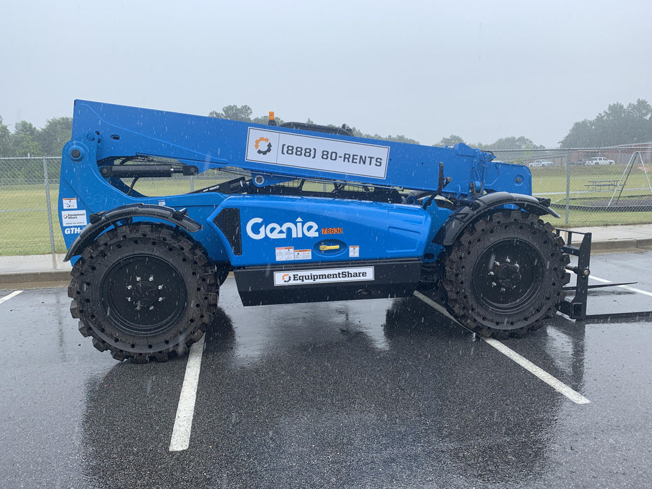 2020 Genie GTH-636 Canopy, Solid Tires, Work Lights, Beacon, Aux Hydraulics, Back up Alarm