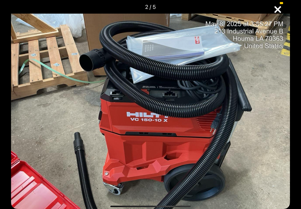 2025 HILTI VC 150-10 X