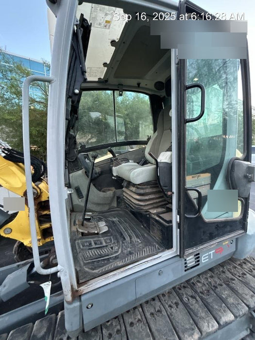 2019 Wacker Neuson ET90 Enclosed Cab, Hybrid Tracks, Long Dipperstick, T4, Hydraulic Thumb w/Manual QC, Buckets: 18/24/36"