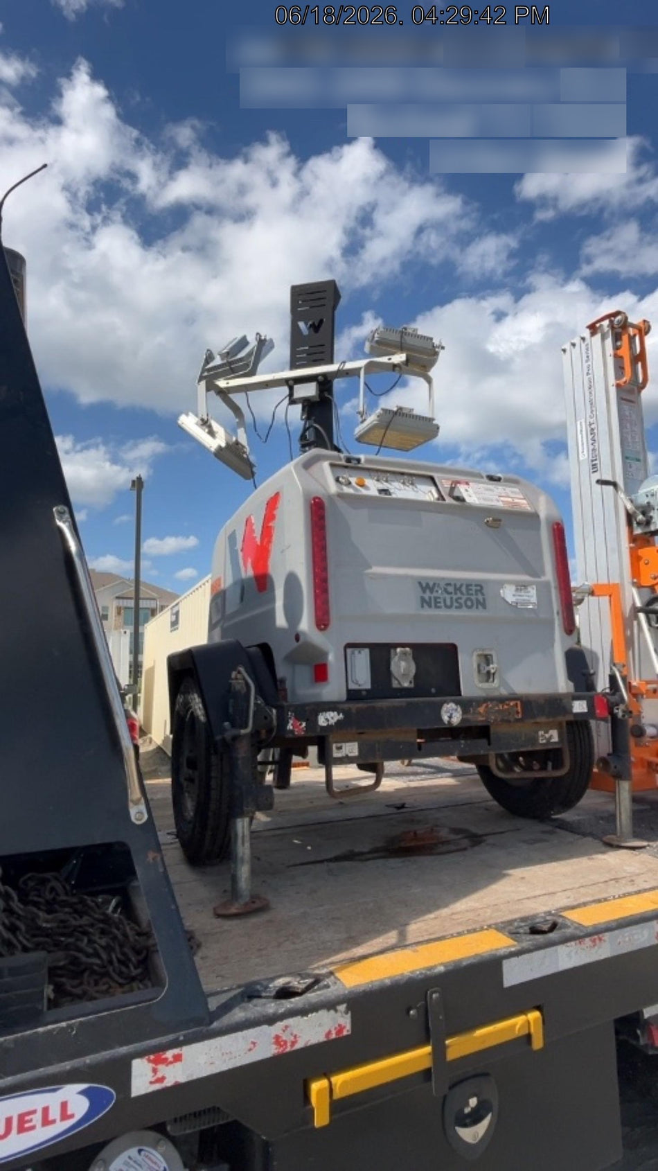 2019 Wacker Neuson LTV6K-LED Standard LED Towable Light Tower w/None