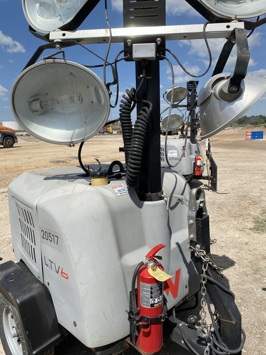 2018 Wacker Neuson LTV6L-MH Wacker Neuson LTV6L Mobile Light Tower w/Fuel Level Sensor Installed