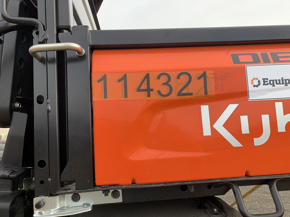 2020 Kubota RTV-X1140W-H Canopy, 4-Seater, Diesel, Windshield Acrylic Clear, Strobe Light, Backup Alarm