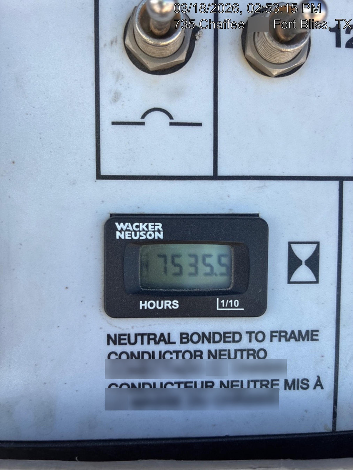 2018 Wacker Neuson LTV6L-MH Wacker Neuson LTV6L Mobile Light Tower w/Fuel Level Sensor Installed