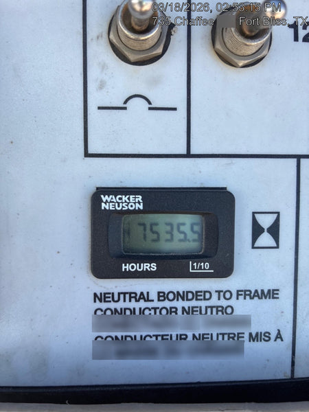 2018 Wacker Neuson LTV6L-MH Wacker Neuson LTV6L Mobile Light Tower w/Fuel Level Sensor Installed