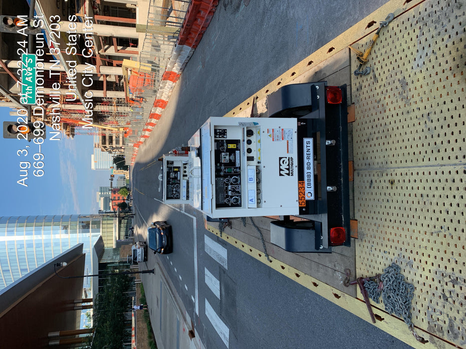 2019 Multiquip DLW400ESA4 Dual Pack, Trailer Mounted