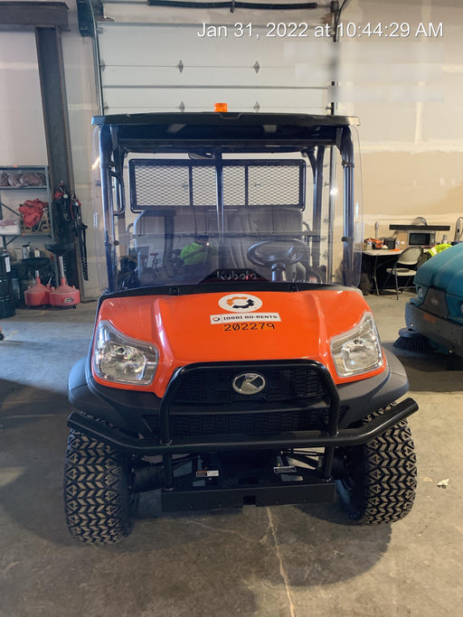 2022 Kubota RTV-X1140W-H Plastic Canopy, Windshield Acrylic Clear, LED Strobe Light, Wire Harness Kit, Back up Alarm