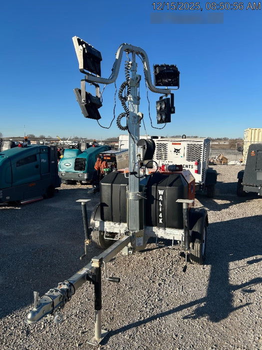 2025 Wanco WLTT-4MM4K Diesel, Mitsubishi L2E, 9.0HP @1800 rpm, Deep Sea Controller, Shore Power Plug, Auto Start, (4) 350W LED Floodlights, 4kW Generator, 60 Gal Fuel Tank, 2" Ball, T3