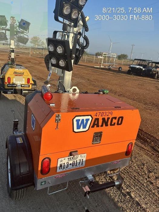 2024 Wanco WLTT-4MM4K Diesel, Deep Sea Controller, Shore Power Plug, Auto Start, (4) 350W LED Floodlights, 4kW Generator, 60 Gal Fuel Tank, 2" Ball, T3