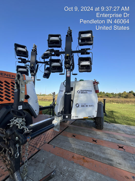 2024 Generac MLT2 Diesel, Flex Switch 120V Input, Powerzone Controller, 
(4) 320W LED Lights, 4kW Generator, 39.9 Gal Fuel Tank, 2" Ball, T3