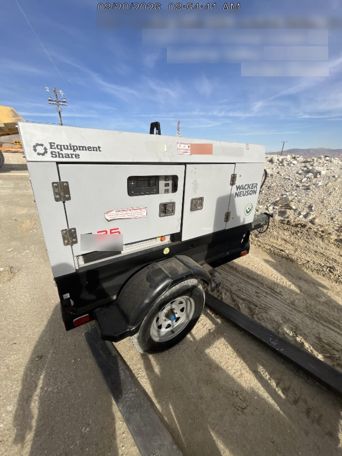2019 WACKER NEUSON G25