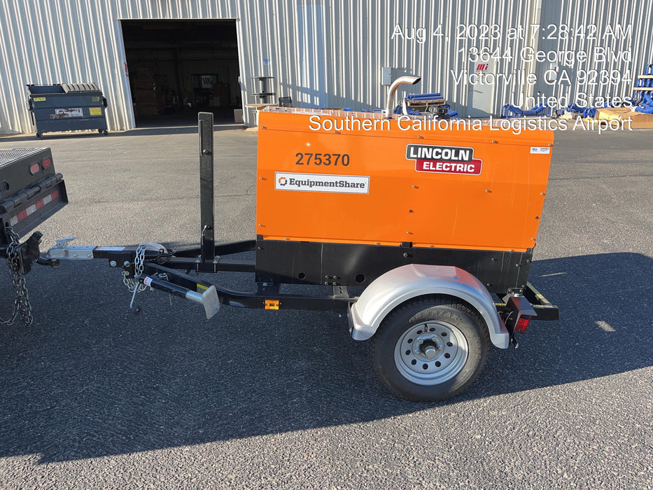 2022 Lincoln Electric LE400 Kubota V1505, Trlr, Cable Rack, Light Kit, ES Decals, T3