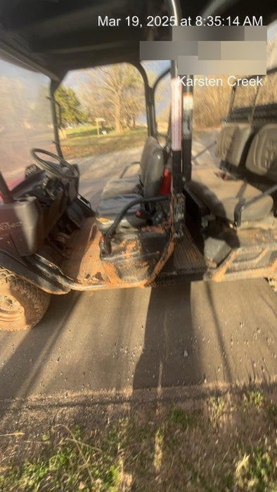 2021 Kubota RTV-X1140W-H Plastic Canopy, Windshield Acrylic Clear, LED Strobe Light, Wire Harness Kit, Back up Alarm