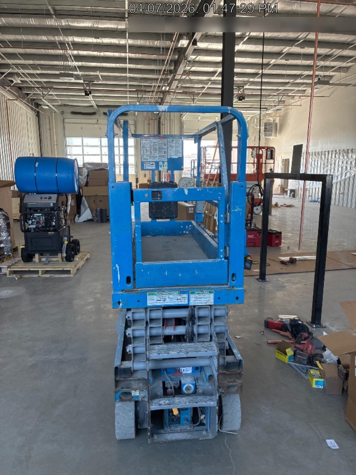 2019 Genie GS-1930 Half Height Swing Gate, 800W Inverter