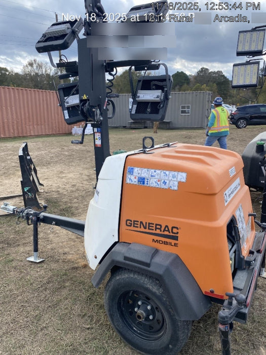 2024 Generac MLT2 Diesel, Flex Switch 120V Input, Powerzone Controller, 
(4) 320W LED Lights, 4kW Generator, 39.9 Gal Fuel Tank, 2" Ball, T3