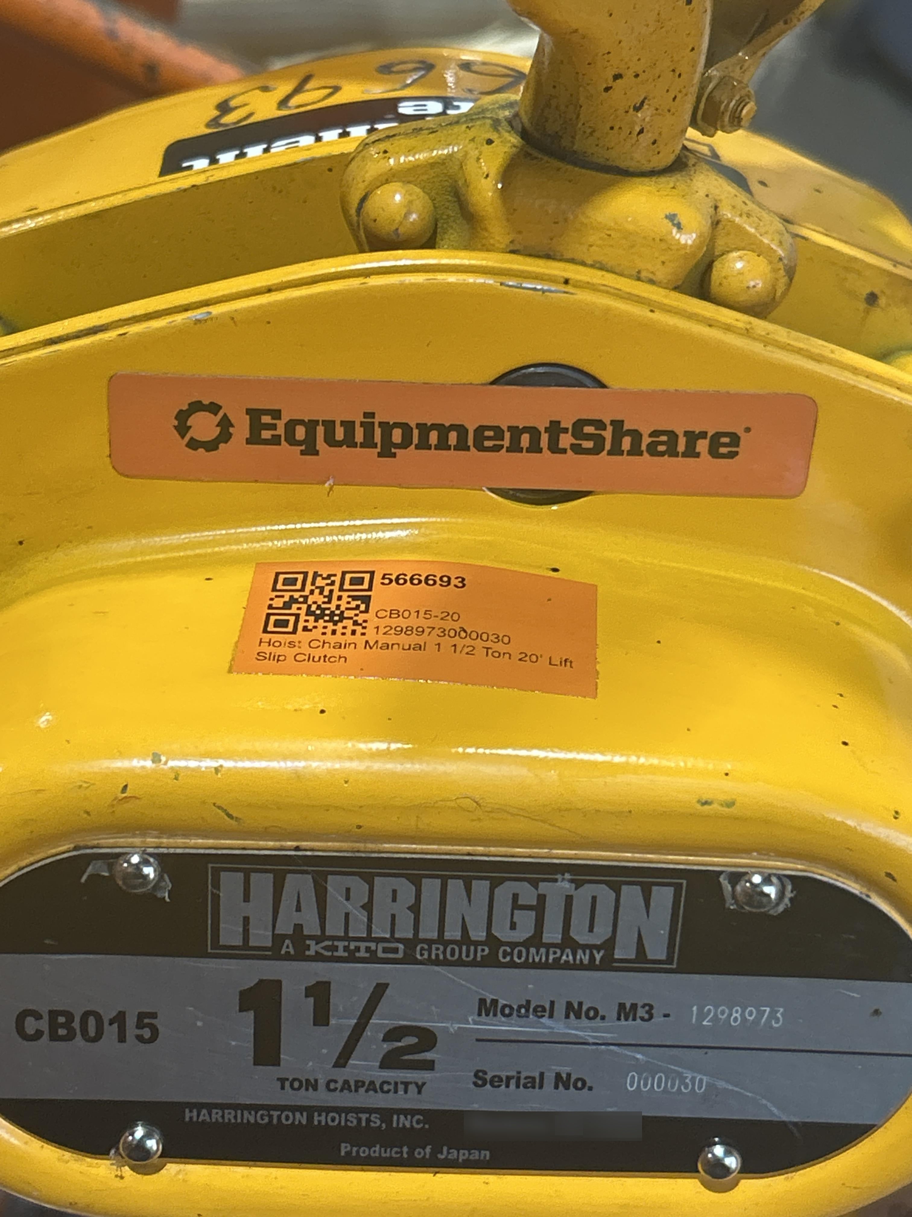 2025 HARRINGTON CB015-20