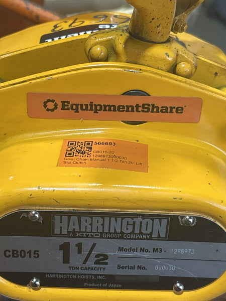 2025 HARRINGTON CB015-20
