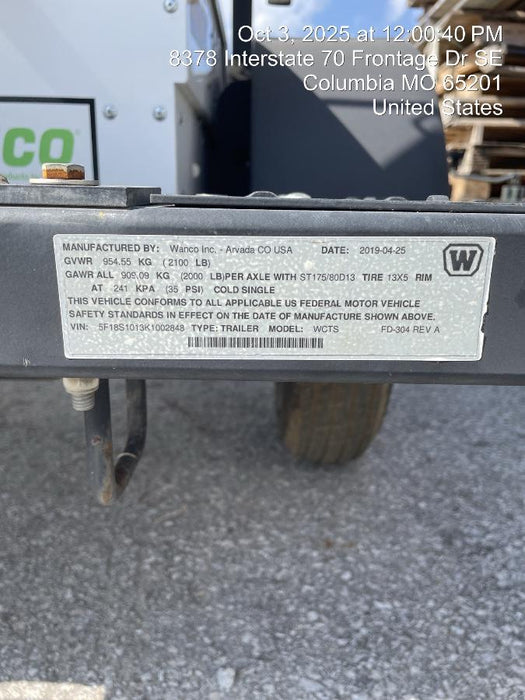 2019 WANCO WCTS-520