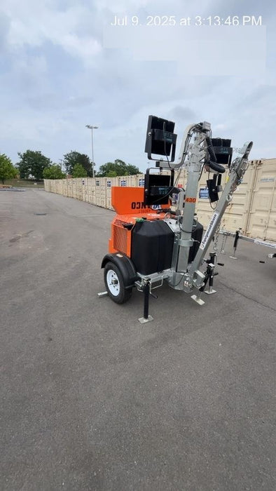 2024 Wanco WLTT-4MM4K Diesel, Deep Sea Controller, Shore Power Plug, Auto Start, (4) 350W LED Floodlights, 4kW Generator, 60 Gal Fuel Tank, 2" Ball, T3