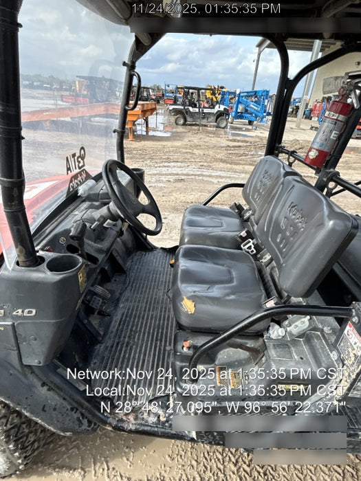 2020 Kubota RTV-X1140W-H Canopy, Diesel, 2 Seater, HDWS Tires, Windshield, Back up Alarm, Amber Strobe Light, Cargo Box