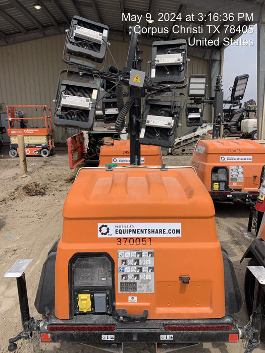 2023 Generac MLT2 Diesel, Flex Switch 120V Input, Powerzone Controller, 
(4) 320W LED Lights, 4kW Generator, 39.9 Gal Fuel Tank, 2" Ball, T3