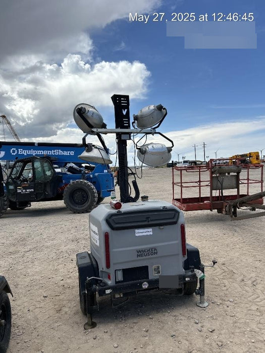 2018 Wacker Neuson LTV6L-MH Wacker Neuson LTV6L Mobile Light Tower w/Fuel Level Sensor Installed