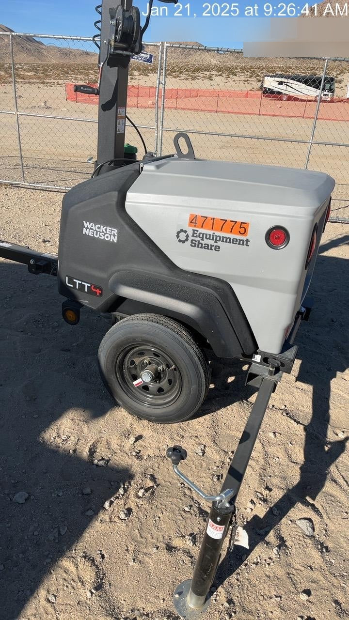 2024 Wacker Neuson LTT4 Diesel, Kohler KDW702, Deep Sea Controller, Auto Start, LED 320W, Bypass Outlet, T3