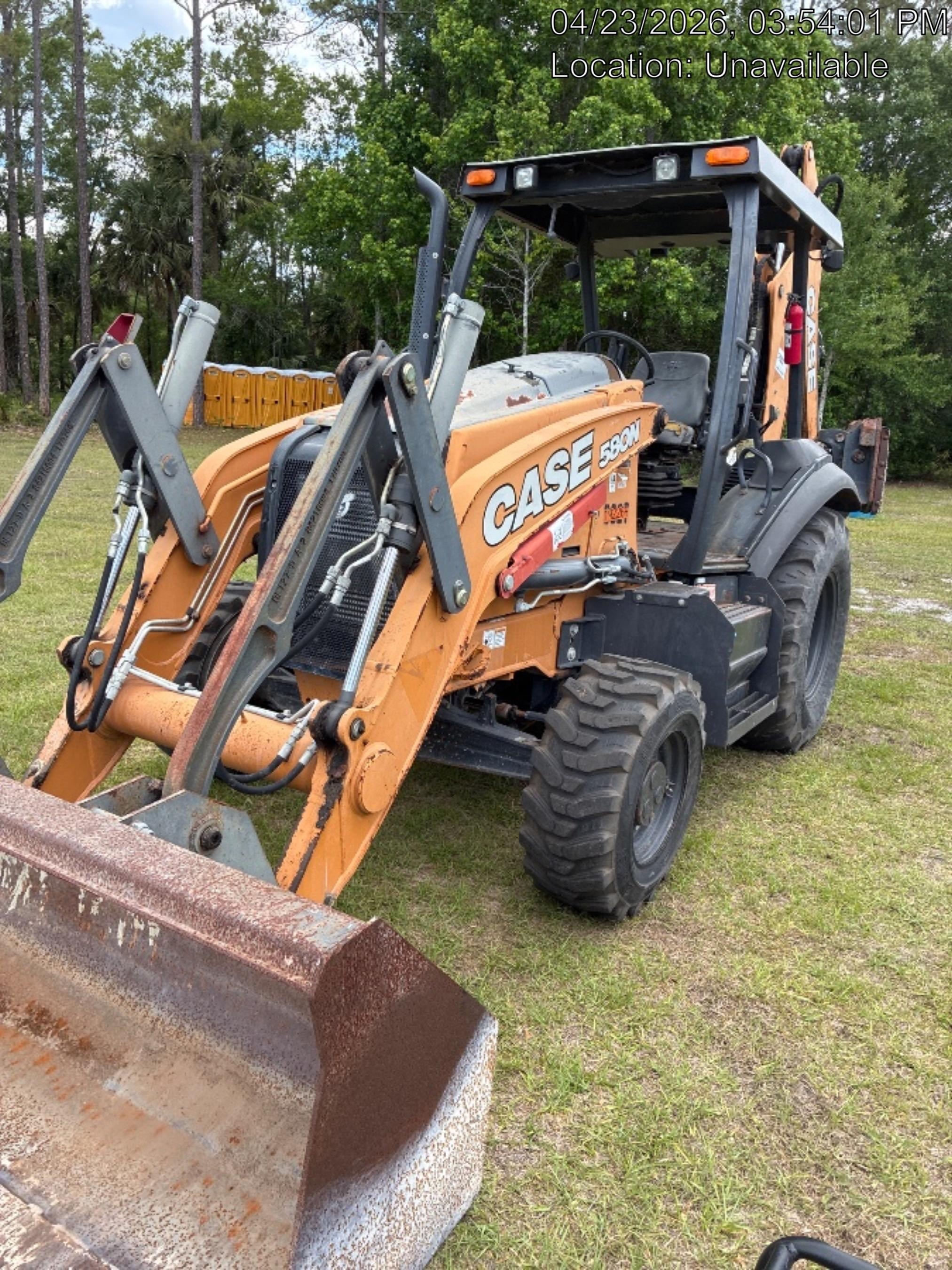 2018 Case 580N STANDARD HOE, ROPS, PILOT CONTROLS, AUX HYD