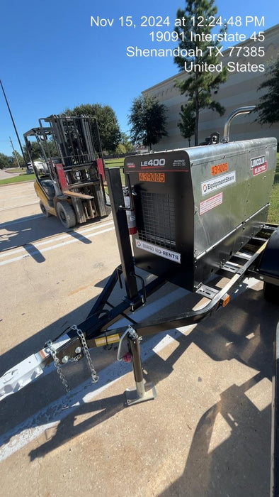 2024 Lincoln Electric LE400 Kubota V1505, Trlr, Cable Rack, Light Kit, ES Decals, T3