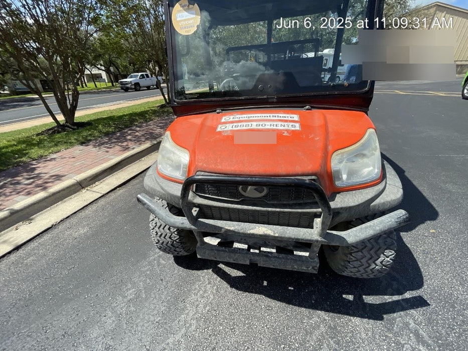 2019 Kubota RTV-X1140W-H 4wd Utility Cart, 4 Seat, Diesel, LED Strobe, Windshield Tempered Glass, Plastic Canopy, Wire Harness Kit, Backup Alarm