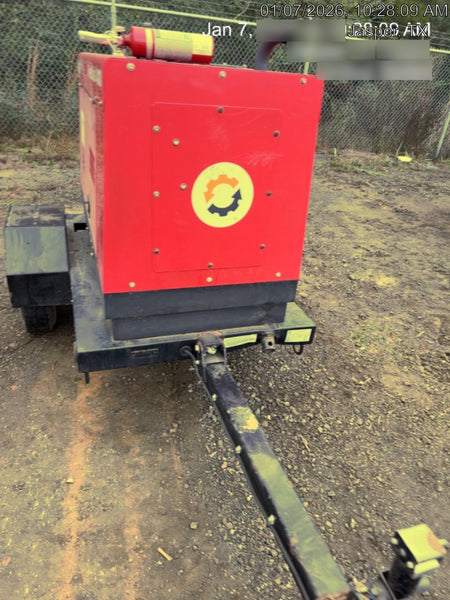 2022 Shindaiwa DGW400MDL Kubota D902 Engine, 23 HP, Dual Op Welder, Wire, Arc, Droop Stick, Tig, and CC Stick Functionality, Simulphase, 3 Phase and 1 Phase Gen Output, Single Axle NB Trlr, Slr Trckl Chrg 12V 12W, Fire Ext