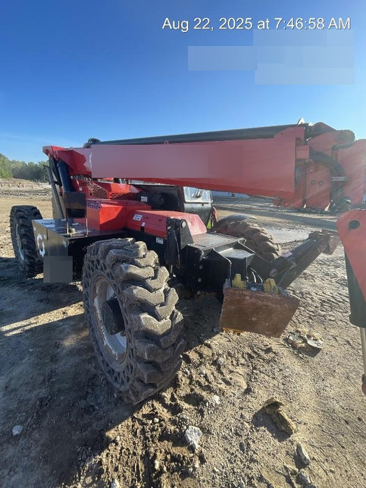 2019 Manitou MTA10055 Cab/Heat/Air, 120 HP, Solid Tires, Work Lights, Lift Hook, Auxiliary Hydraulics w/66" Carriage and 60" Forks